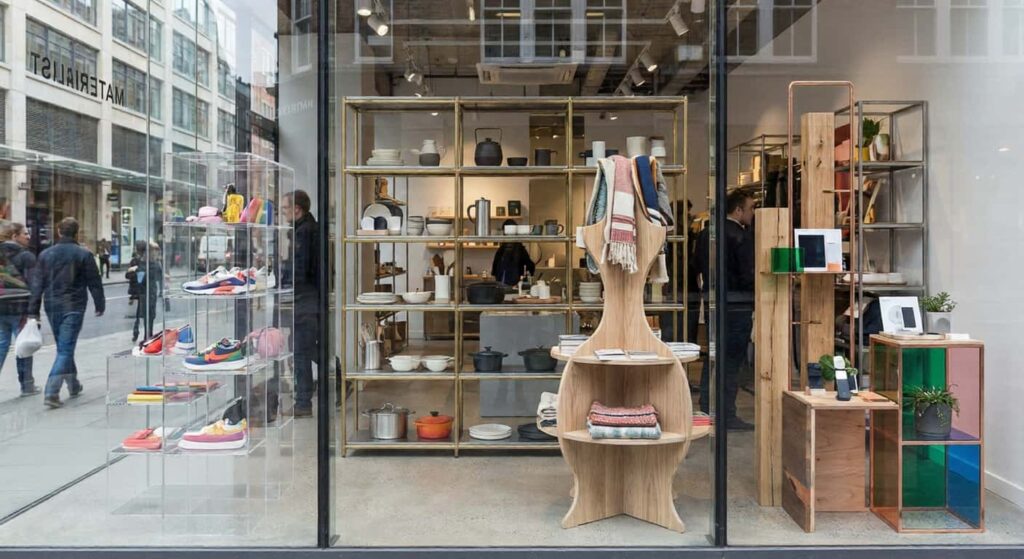 gemini 3 pro image preview (nano banana pro) a 画张零售店橱窗各种材料展架（亚克力，金属 6032c260 f033 4677 9af9 fc30445e807f